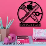 Occupations Trades Metal Sign Learning Implements 1