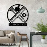 Occupations Trades Metal Sign Learning Implements 1