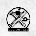 Occupations Trades Metal Sign Learning Implements 1