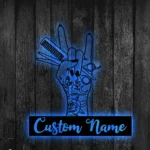 Occupations Trades Metal Sign Locks Hustler 1