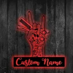 Occupations Trades Metal Sign Locks Hustler 1