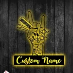 Occupations Trades Metal Sign Locks Hustler 1