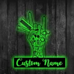 Occupations Trades Metal Sign Locks Hustler 1