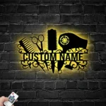 Occupations Trades Metal Sign Mane Salon 1