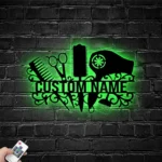 Occupations Trades Metal Sign Mane Salon 1