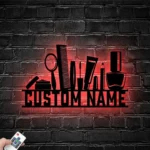 Occupations Trades Metal Sign Personalized Beauty Cosmetics Name 1