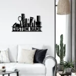 Occupations Trades Metal Sign Personalized Beauty Cosmetics Name 1