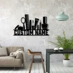Occupations Trades Metal Sign Personalized Beauty Cosmetics Name 1