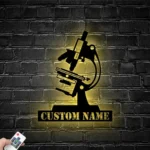 Occupations Trades Metal Sign Personalized Biologist Name 1