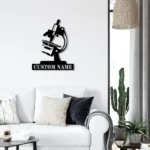 Occupations Trades Metal Sign Personalized Biologist Name 1