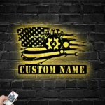Occupations Trades Metal Sign Personalized Car Repair Handyman Name 1