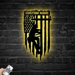 Occupations Trades Metal Sign Personalized Electrical Worker Player Name 1