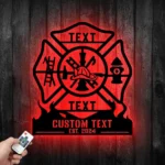 Occupations Trades Metal Sign Personalized Firefighter Name 1