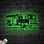 Occupations Trades Metal Sign Personalized Fireman Name 1