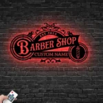 Occupations Trades Metal Sign Personalized Haircut Salon Name 1