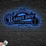 Occupations Trades Metal Sign Personalized Haircut Salon Name 1