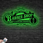Occupations Trades Metal Sign Personalized Haircut Salon Name 1