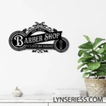 Occupations Trades Metal Sign Personalized Haircut Salon Name 1