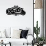 Occupations Trades Metal Sign Personalized Haircut Salon Name 1