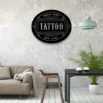 Occupations Trades Metal Sign Personalized Tattoo Salon Name 1