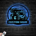 Occupations Trades Metal Sign Personalized Us Quad Biker Name 1