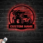 Occupations Trades Metal Sign Personalized Us Quad Biker Name 1