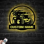 Occupations Trades Metal Sign Personalized Us Quad Biker Name 1