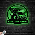 Occupations Trades Metal Sign Personalized Us Quad Biker Name 1
