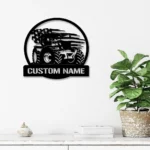 Occupations Trades Metal Sign Personalized Us Quad Biker Name 1