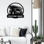 Occupations Trades Metal Sign Personalized Us Quad Biker Name 1