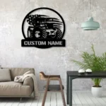 Occupations Trades Metal Sign Personalized Us Quad Biker Name 1