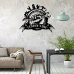 Occupations Trades Metal Sign Repair Workshop With Hands And Tools 1