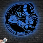 Occupations Trades Metal Sign Torch Welder Name 1