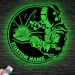 Occupations Trades Metal Sign Torch Welder Name 1