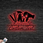 Occupations Trades Metal Sign Tresses Salon 1