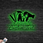 Occupations Trades Metal Sign Tresses Salon 1