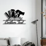 Occupations Trades Metal Sign Tresses Salon 1