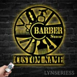 Occupations Trades Metal Sign Tresses Salon Name 1