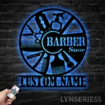 Occupations Trades Metal Sign Tresses Salon Name 1