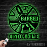 Occupations Trades Metal Sign Tresses Salon Name 1