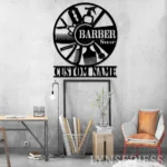 Occupations Trades Metal Sign Tresses Salon Name 1