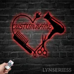 Occupations Trades Metal Sign Tresses Stylist Name 1