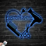 Occupations Trades Metal Sign Tresses Stylist Name 1