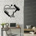 Occupations Trades Metal Sign Tresses Stylist Name 1
