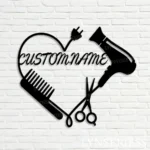 Occupations Trades Metal Sign Tresses Stylist Name 1