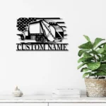 Occupations Trades Metal Sign Us Garbage Hauler Driver 1