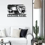 Occupations Trades Metal Sign Us Garbage Hauler Driver 1