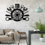 Occupations Trades Metal Sign Wrench Repairman 1