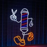 Occupations Trades Neon Sign Barber Pole Led 1