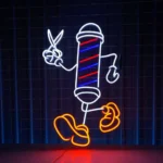 Occupations Trades Neon Sign Barber Pole Led 1